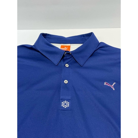 Puma Performance Polo in‎ EUC Size XXL Blue - Picture 3 of 6